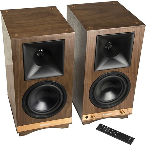 Klipsch The Sixes Powered Speakers Walnut - Walmart.com - Walmart.com