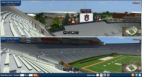 Jordan Hare Stadium Interactive Seating Chart | Cabinets Matttroy