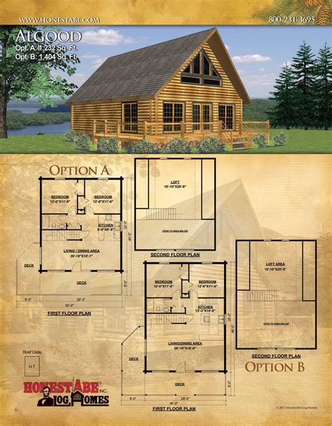 Browse Floor Plans for Our Custom Log Cabin Homes | Log cabin floor ...