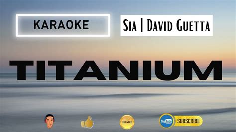 TITANIUM | Sia | David Guetta | Karaoke Video - YouTube