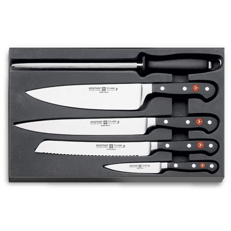 Wusthof Classic 5-Piece Chefs Knife Set - 9746 : ShoppersChoice.com