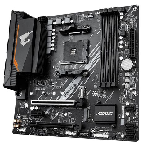 Placa-Mãe Gigabyte B550M Aorus Elite AMD AM4 Micro ATX DDR4 – Império ...