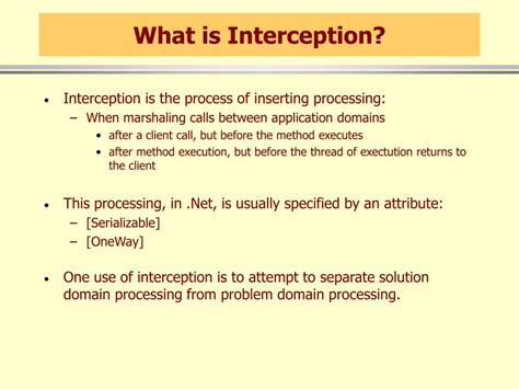 PPT - Interception PowerPoint Presentation, free download - ID:1150372