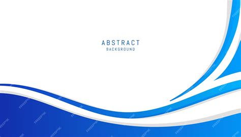 Premium Vector | Abstract background with blue curve elements