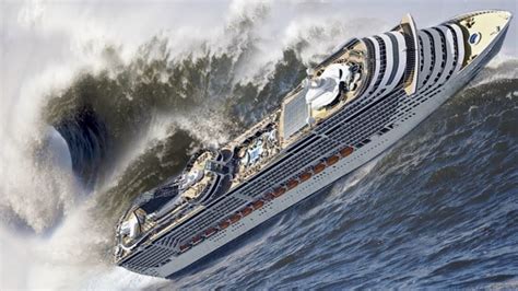 18 Crazy Videos Of Cruise Ships Caught In Massive Storms - YouTube