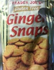 Trader Joe's Gluten Free Ginger Snaps (8 Oz.) | Gluten free sugar ...