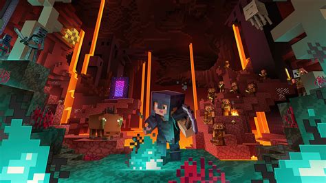 Explore the Nether in 4K - Download Minecraft Wallpaper!