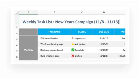 Free Excel Task Tracker Template & To-Do List | TeamGantt