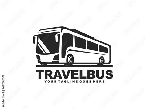 Bus logo design vector. Travel bus logo Stock Vector | Adobe Stock