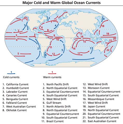 Atlantic Ocean Currents Map - Daune Eolande