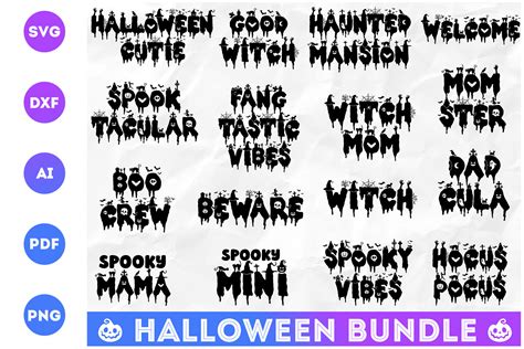 Halloween SVG Bundle | Ghost Clipart SVG Graphic by craftiversally ...