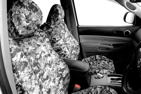 White Camo Car Seat Covers - Velcromag