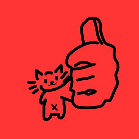 cat giving u a thumbs up in 2024 | Thumbs up drawing, Goofy drawing ...