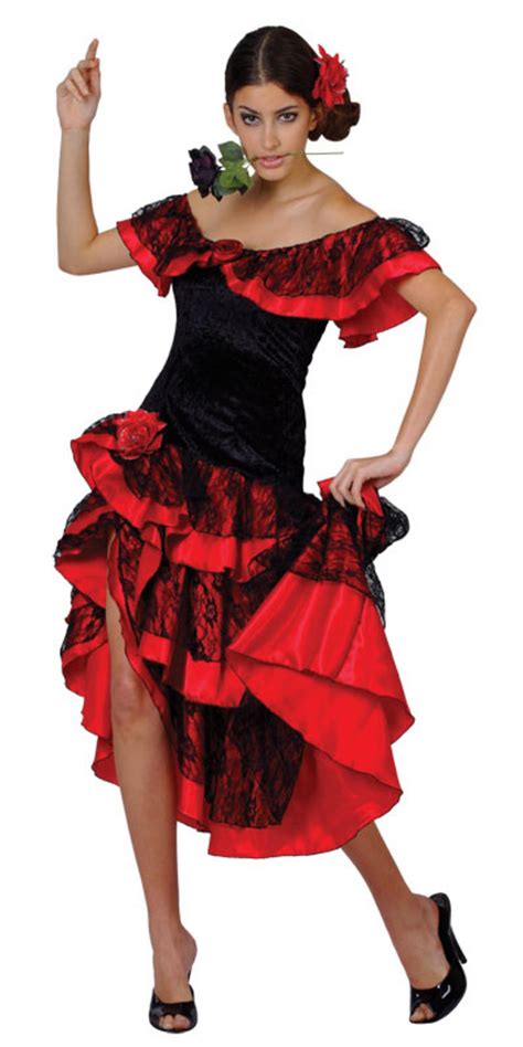 Spanish Senorita Flamenco Costume | All Ladies Costumes | Mega Fancy Dress