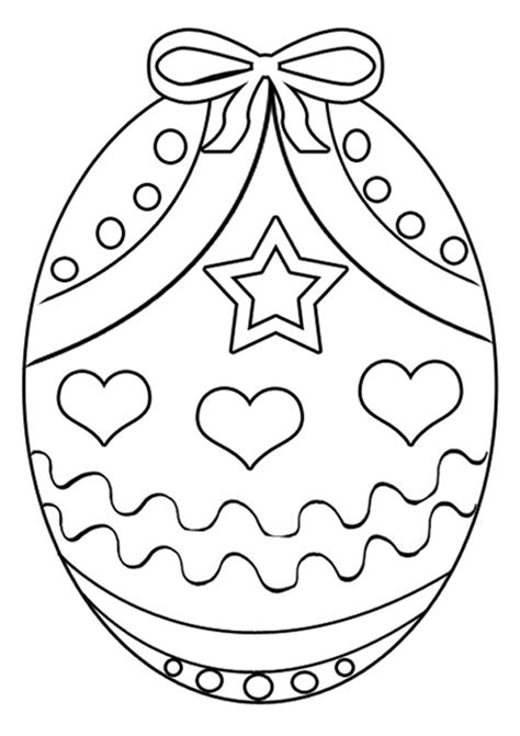 Free Printable Easter Egg Coloring Pages For Kids