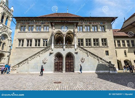 City Hall in Bern, Switzerland Editorial Photography - Image of clock ...