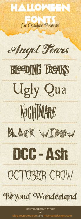 Download this Free Font: Halloween Fonts for October Events - AnyPromo Blog