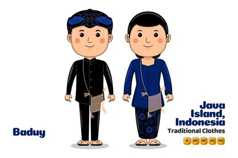 Baduy Indonesia Traditional Cloth #01