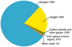 Draw a diagram showing composition of air - Chemistry - Hydrogen ...