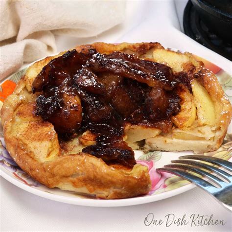 Apple Dutch Baby Recipe | Single Serving | One Dish Kitchen