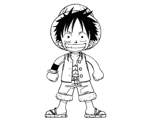 Monkey D Luffy 5 Coloring | Crafty Teenager