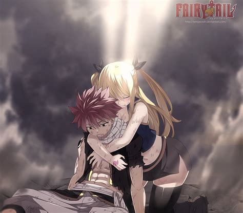 HD wallpaper: Anime, Fairy Tail, Lucy Heartfilia, Natsu Dragneel ...