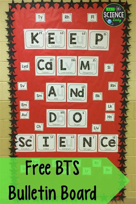 FREE Bulletin Board | Science classroom decorations, Middle school ...