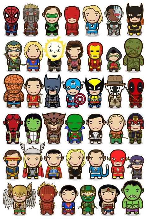 Printable Superheroes Wall Art for Kids or Big Kids, Instant Download ...