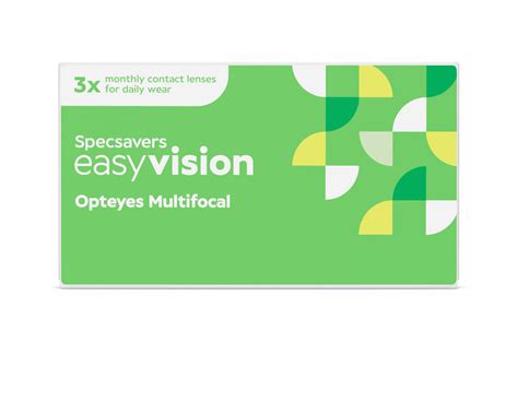 easyvision Opteyes Multifocal Monthly Multifocal Contact Lenses ...