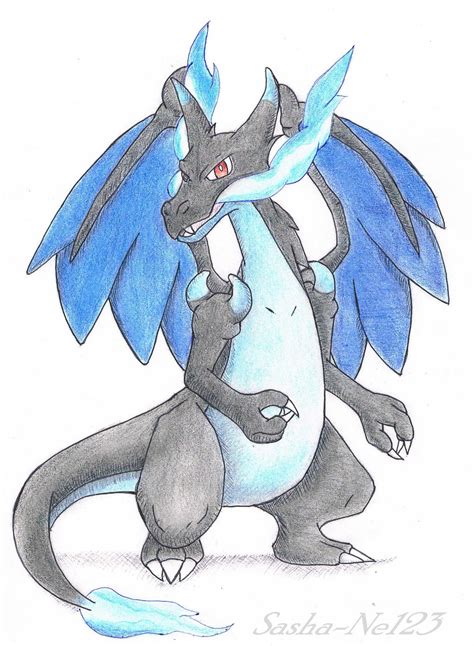 Mega Charizard X by Sasha-Ne123 on DeviantArt