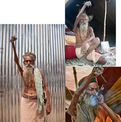 Sadhu Amar Bharati of India claims to have kept his right arm raised ...