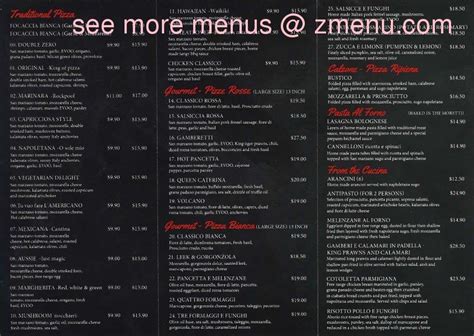 Online Menu of Double 00 Zero Pizzeria Restaurant, Hawthorn, Victoria ...