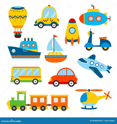 Land Transportation Vector Illustration | CartoonDealer.com #26066254