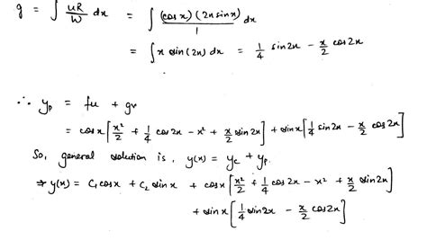 [Solved] SOLVE THE FOLLOWING NON-HOMOGENOUS LINEAR DIFFERENTIAL ...