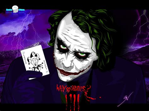 Joker heath ledger Vector by brainwavedesigns on DeviantArt