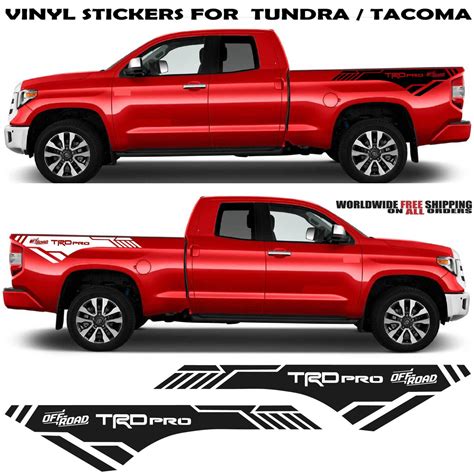 Custom Decals For Toyota Tundra TRD Stickers – Brothers Graphics