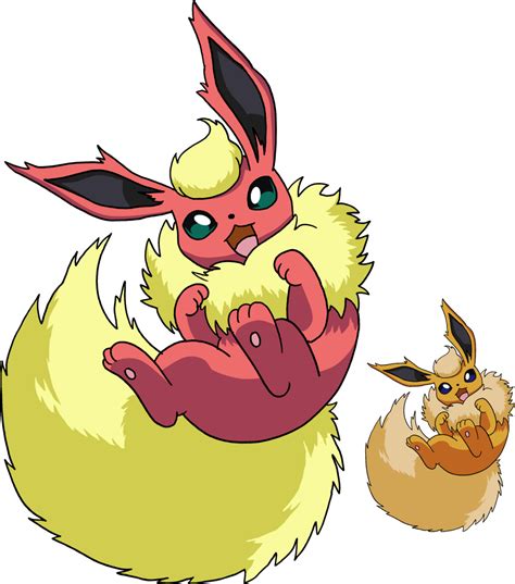 Flareon & Shiny Flareon (Bigger-Normal/Smaller-Shiny) | It's All Eevee ...