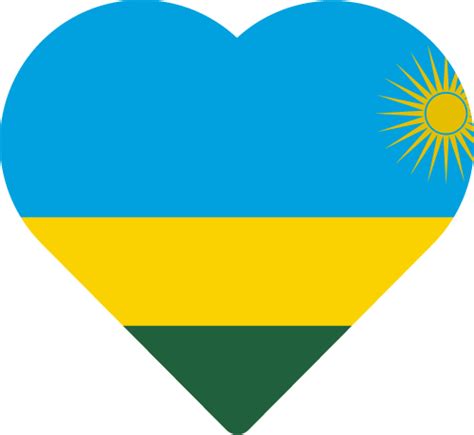 Printable Flags of Rwanda | Vector World Flags