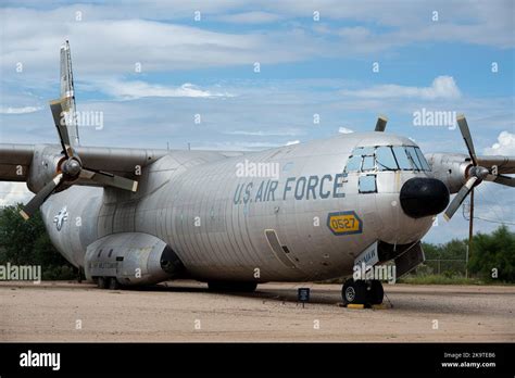 A Douglas C-133 Cargomaster on display at the Pima Air and Space Museum ...