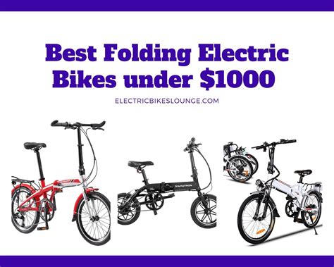 Best Folding Electric Bike under $1000 in 2024