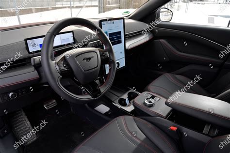 Ford Mustang Mache Interior Editorial Stock Photo - Stock Image ...