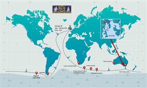 Round The World Race 2024 Route - Tamra Lauree