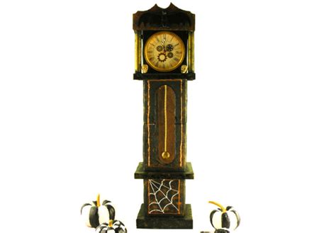 DIY Halloween Grandfather Clock Decoration - Gina Tepper