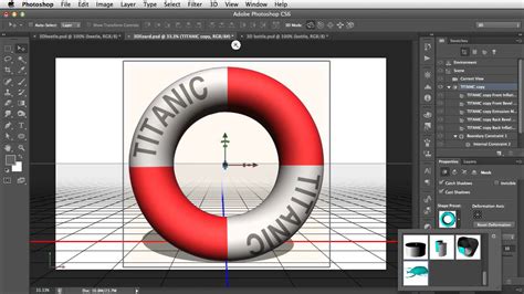 Create 3D Objects by Inflating 2D Photographs in Photoshop CS6 Extended