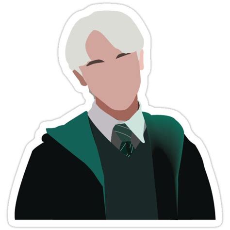 Draco Malfoy Sticker | Harry potter stickers, Harry potter painting ...