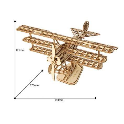 Airplane 3D Wooden Puzzle – Block Center