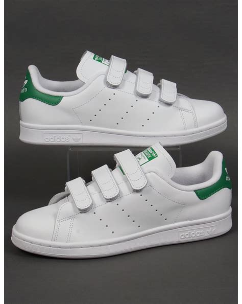 Adidas Stan Smith Cf Trainers White/green,originals,shoes,sneakers