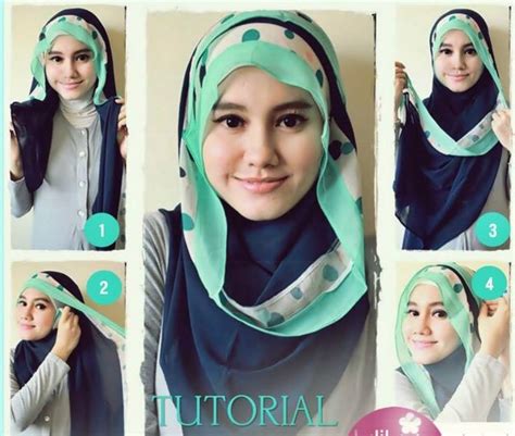 17 Cute Hijab Styles for Round Face With Simple Tutorials | Хиджабная ...