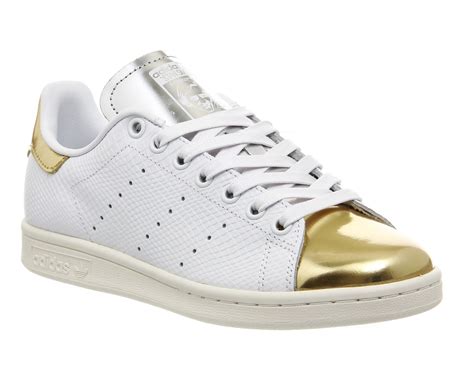 Adidas Stan Smith White Metallic Gold - Unisex Sports | Adidas stan ...