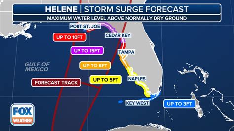 Mapped: Where Florida’s Gulf Coast is susceptible to Helene storm surge ...